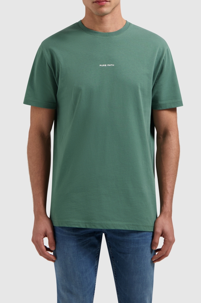 T SHIRT 25010119 76 FADED GREEN